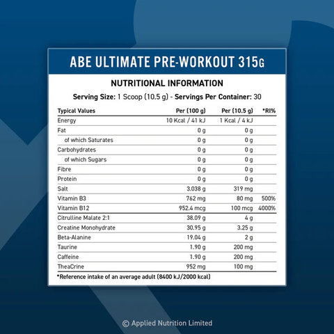 ABE Pre-Workout - Slika 3